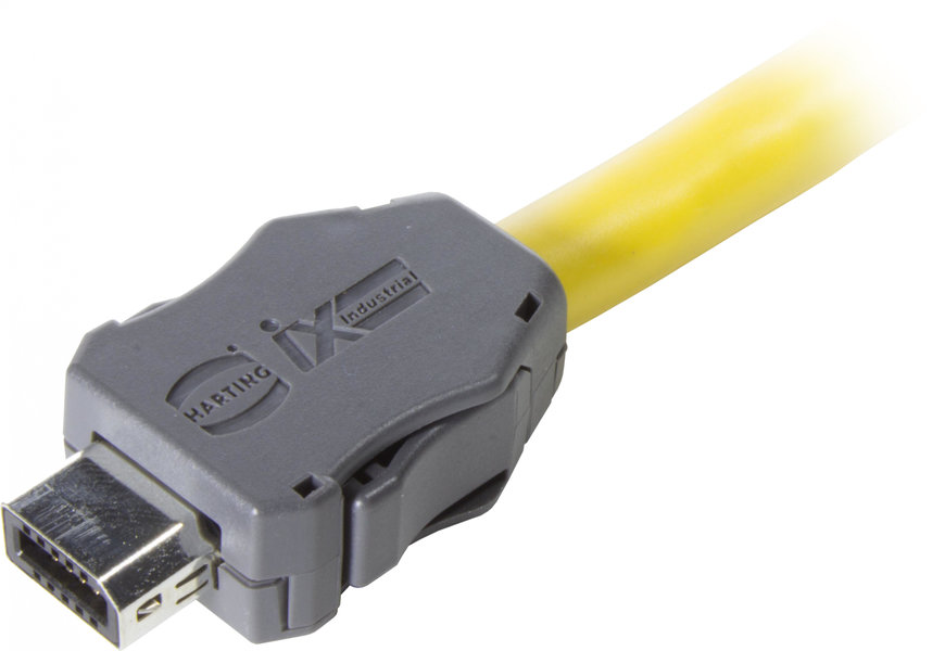 AVEC LE CONNECTEUR ETHERNET ix Industrial, HARTING VEUT DETRONER LE  RJ45